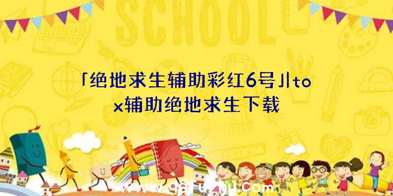 「绝地求生辅助彩红6号」|tox辅助绝地求生下载